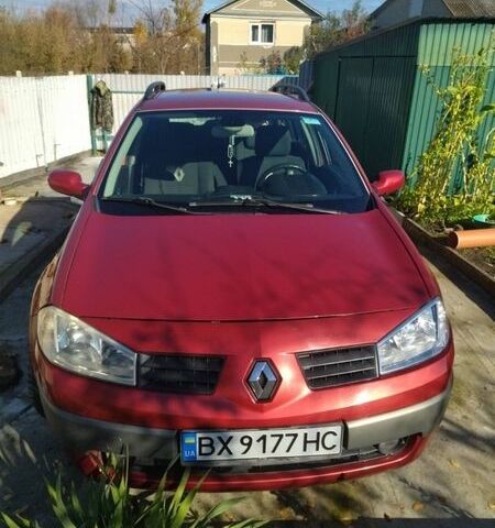 Красный Рено Меган, объемом двигателя 2 л и пробегом 251 тыс. км за 4200 $, фото 1 на Automoto.ua