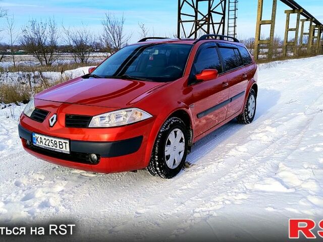 Красный Рено Меган, объемом двигателя 1.6 л и пробегом 250 тыс. км за 4500 $, фото 1 на Automoto.ua