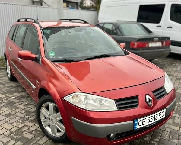 Красный Рено Меган, объемом двигателя 1.6 л и пробегом 237 тыс. км за 4500 $, фото 1 на Automoto.ua