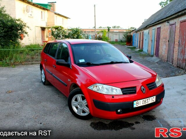 Красный Рено Меган, объемом двигателя 1.6 л и пробегом 254 тыс. км за 5100 $, фото 1 на Automoto.ua