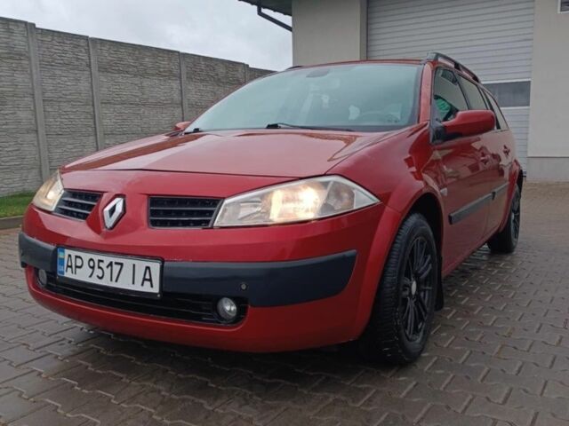 Красный Рено Меган, объемом двигателя 1.5 л и пробегом 269 тыс. км за 3400 $, фото 1 на Automoto.ua