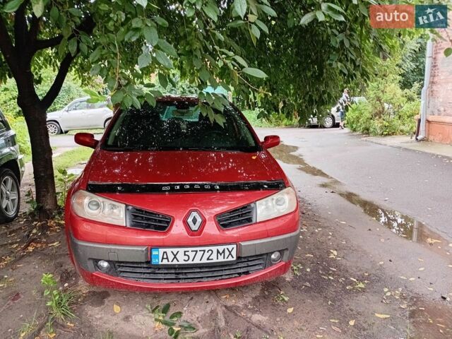 Красный Рено Меган, объемом двигателя 1.6 л и пробегом 262 тыс. км за 5000 $, фото 1 на Automoto.ua