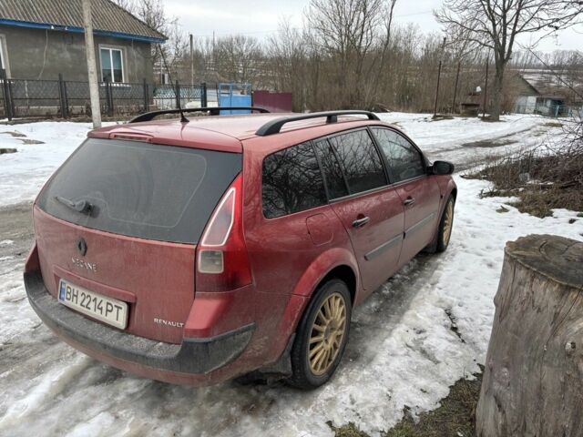 Красный Рено Меган, объемом двигателя 1.5 л и пробегом 300 тыс. км за 4800 $, фото 1 на Automoto.ua