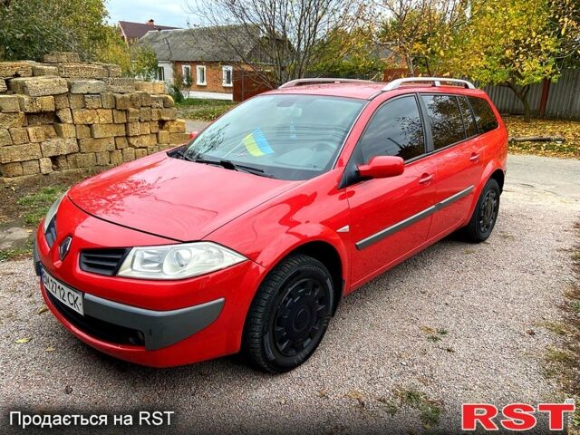 Красный Рено Меган, объемом двигателя 1.6 л и пробегом 245 тыс. км за 5500 $, фото 1 на Automoto.ua