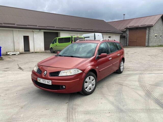 Красный Рено Меган, объемом двигателя 1.5 л и пробегом 222 тыс. км за 3650 $, фото 1 на Automoto.ua