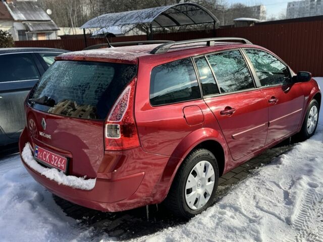 Червоний Рено Меган, об'ємом двигуна 1.6 л та пробігом 192 тис. км за 5334 $, фото 1 на Automoto.ua