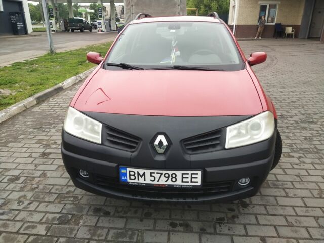 Красный Рено Меган, объемом двигателя 1.6 л и пробегом 213 тыс. км за 5500 $, фото 1 на Automoto.ua