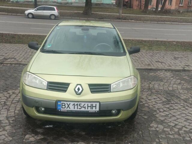 Жовтий Рено Меган, об'ємом двигуна 1.6 л та пробігом 215 тис. км за 3600 $, фото 1 на Automoto.ua