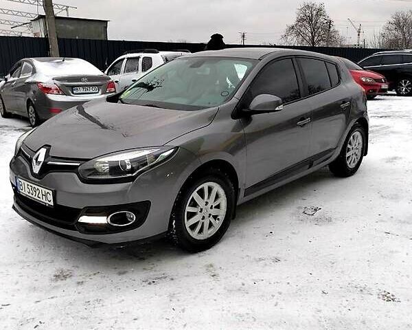 Серый Рено Меган, объемом двигателя 1.5 л и пробегом 192 тыс. км за 10200 $, фото 1 на Automoto.ua