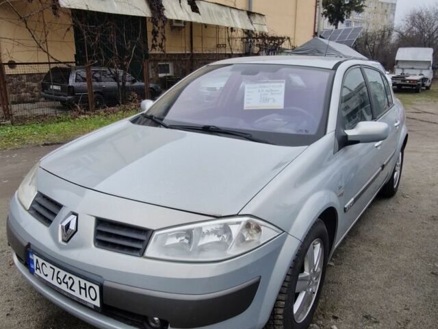 Сірий Рено Меган, об'ємом двигуна 2 л та пробігом 220 тис. км за 4699 $, фото 1 на Automoto.ua