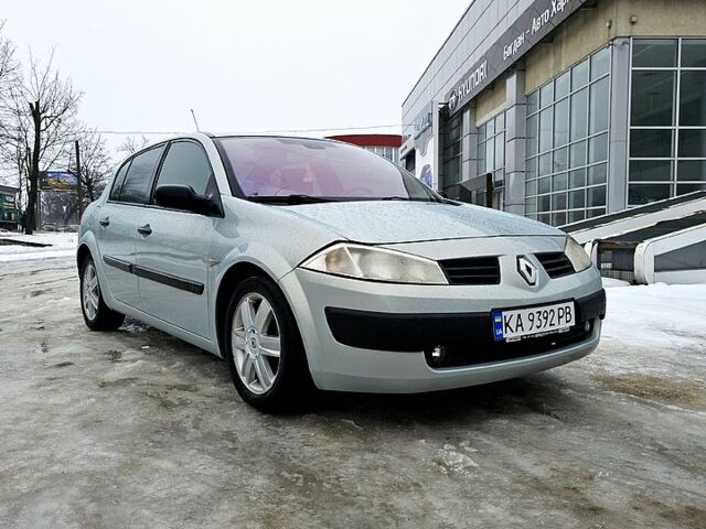 Серый Рено Меган, объемом двигателя 1.6 л и пробегом 134 тыс. км за 4200 $, фото 1 на Automoto.ua