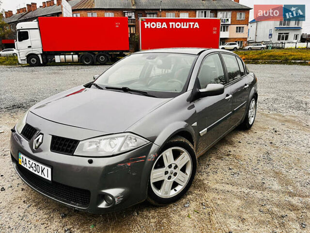 Серый Рено Меган, объемом двигателя 1.4 л и пробегом 217 тыс. км за 5300 $, фото 1 на Automoto.ua