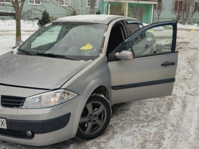 Сірий Рено Меган, об'ємом двигуна 1.6 л та пробігом 212 тис. км за 3500 $, фото 1 на Automoto.ua