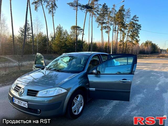 Серый Рено Меган, объемом двигателя 2 л и пробегом 159 тыс. км за 4200 $, фото 1 на Automoto.ua