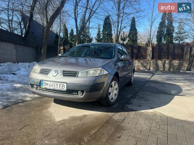 Серый Рено Меган, объемом двигателя 1.6 л и пробегом 217 тыс. км за 5350 $, фото 1 на Automoto.ua