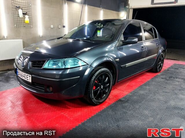 Серый Рено Меган, объемом двигателя 1.6 л и пробегом 171 тыс. км за 5000 $, фото 1 на Automoto.ua