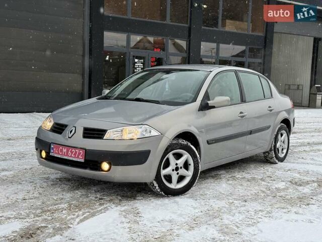 Сірий Рено Меган, об'ємом двигуна 1.6 л та пробігом 204 тис. км за 5500 $, фото 1 на Automoto.ua