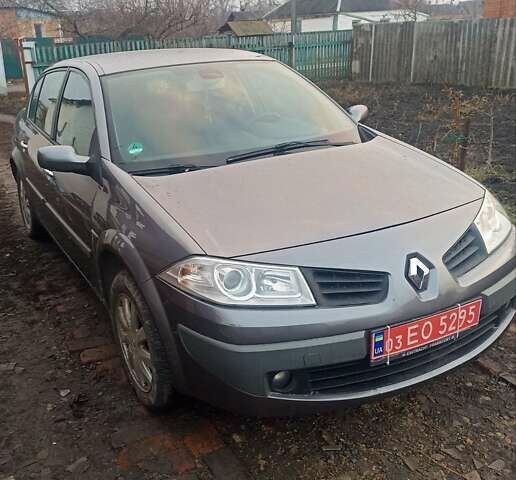Сірий Рено Меган, об'ємом двигуна 1.6 л та пробігом 190 тис. км за 5700 $, фото 1 на Automoto.ua