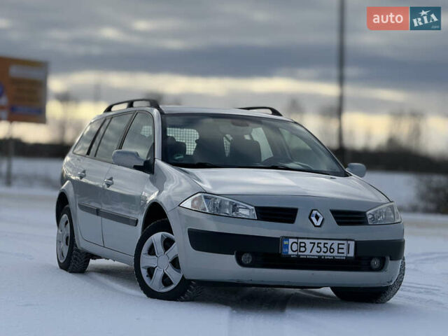 Сірий Рено Меган, об'ємом двигуна 1.6 л та пробігом 170 тис. км за 4200 $, фото 1 на Automoto.ua