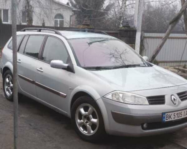Серый Рено Меган, объемом двигателя 1.6 л и пробегом 197 тыс. км за 4100 $, фото 1 на Automoto.ua