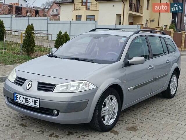 Серый Рено Меган, объемом двигателя 2 л и пробегом 267 тыс. км за 4750 $, фото 1 на Automoto.ua