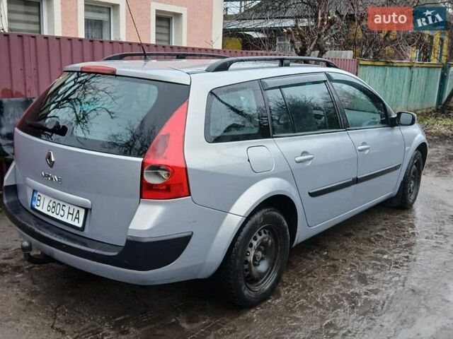 Серый Рено Меган, объемом двигателя 1.6 л и пробегом 230 тыс. км за 5000 $, фото 1 на Automoto.ua