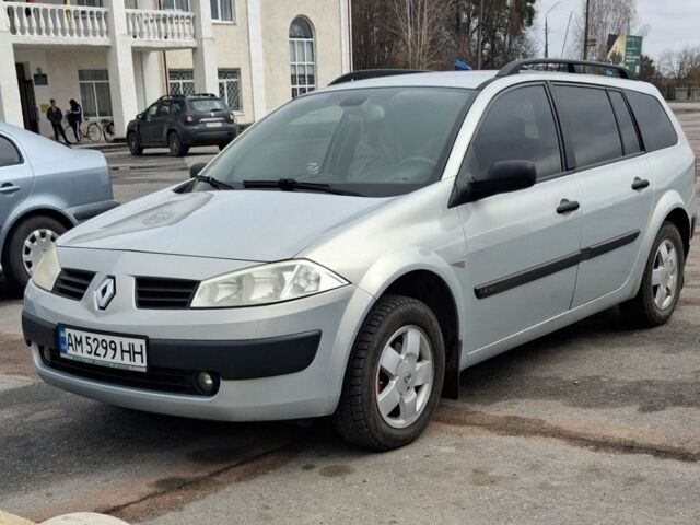 Серый Рено Меган, объемом двигателя 1.4 л и пробегом 222 тыс. км за 3600 $, фото 1 на Automoto.ua