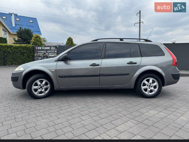 Сірий Рено Меган, об'ємом двигуна 1.6 л та пробігом 275 тис. км за 4399 $, фото 1 на Automoto.ua