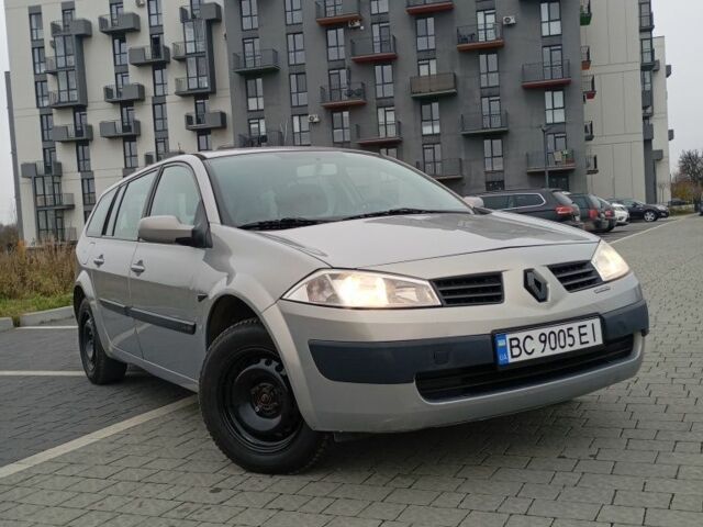 Серый Рено Меган, объемом двигателя 1.4 л и пробегом 235 тыс. км за 3900 $, фото 1 на Automoto.ua