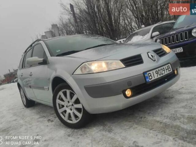 Сірий Рено Меган, об'ємом двигуна 1.6 л та пробігом 220 тис. км за 4700 $, фото 1 на Automoto.ua