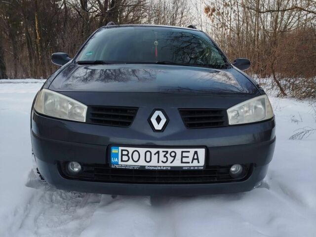 Серый Рено Меган, объемом двигателя 1.6 л и пробегом 217 тыс. км за 3900 $, фото 1 на Automoto.ua