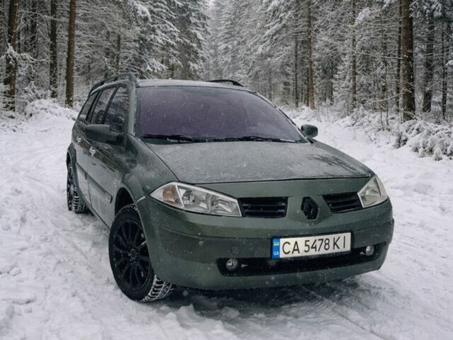 Сірий Рено Меган, об'ємом двигуна 1.6 л та пробігом 220 тис. км за 5000 $, фото 1 на Automoto.ua
