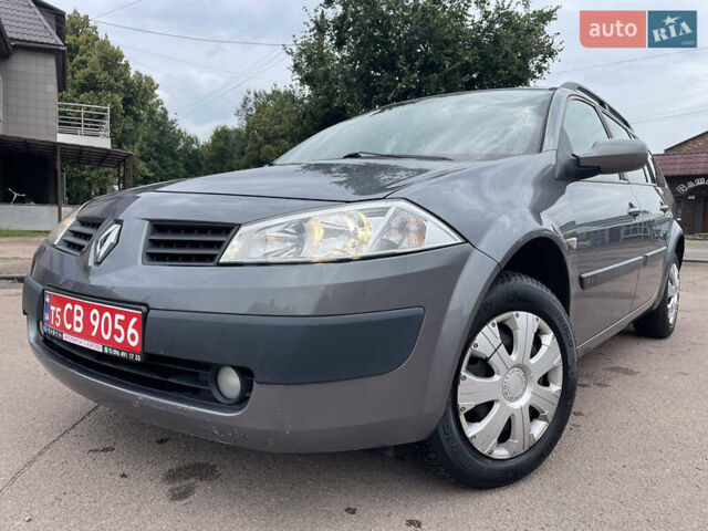 Серый Рено Меган, объемом двигателя 1.6 л и пробегом 192 тыс. км за 4999 $, фото 1 на Automoto.ua