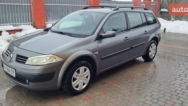 Серый Рено Меган, объемом двигателя 1.4 л и пробегом 232 тыс. км за 4800 $, фото 1 на Automoto.ua