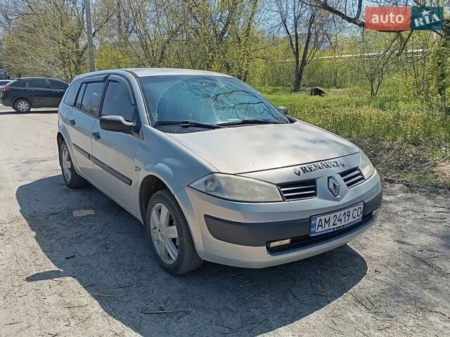 Серый Рено Меган, объемом двигателя 1.46 л и пробегом 327 тыс. км за 3100 $, фото 1 на Automoto.ua