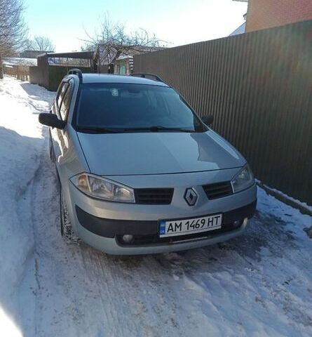 Серый Рено Меган, объемом двигателя 1.5 л и пробегом 250 тыс. км за 4350 $, фото 1 на Automoto.ua