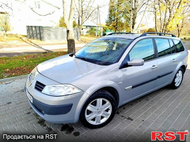 Серый Рено Меган, объемом двигателя 1.6 л и пробегом 233 тыс. км за 4500 $, фото 1 на Automoto.ua