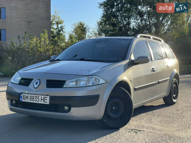 Сірий Рено Меган, об'ємом двигуна 1.6 л та пробігом 215 тис. км за 4400 $, фото 1 на Automoto.ua