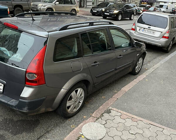 Серый Рено Меган, объемом двигателя 1.6 л и пробегом 210 тыс. км за 5900 $, фото 1 на Automoto.ua