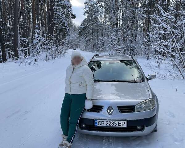 Серый Рено Меган, объемом двигателя 1.39 л и пробегом 210 тыс. км за 5500 $, фото 1 на Automoto.ua