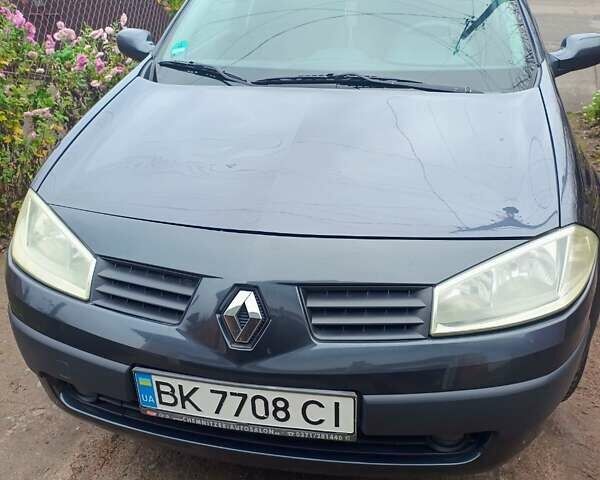 Серый Рено Меган, объемом двигателя 1.6 л и пробегом 240 тыс. км за 4300 $, фото 1 на Automoto.ua