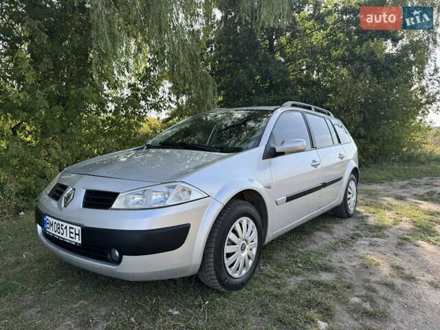 Рено Меган 2005 в Сумах на Automoto.ua Серый Рено Меган, объемом двигателя 1.6 л и пробегом 160 тыс. км за 5400 $, фото 1 на Automoto.ua