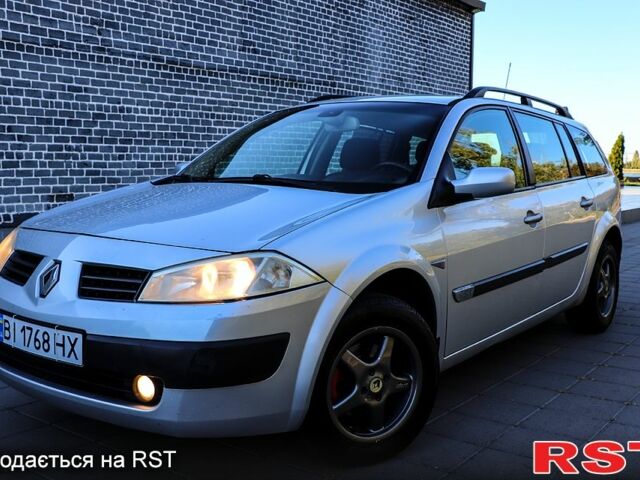 Серый Рено Меган, объемом двигателя 1.6 л и пробегом 255 тыс. км за 5999 $, фото 1 на Automoto.ua