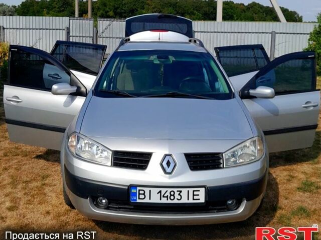 Серый Рено Меган, объемом двигателя 1.6 л и пробегом 278 тыс. км за 4700 $, фото 1 на Automoto.ua