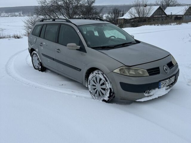 Сірий Рено Меган, об'ємом двигуна 1.9 л та пробігом 321 тис. км за 1100 $, фото 1 на Automoto.ua