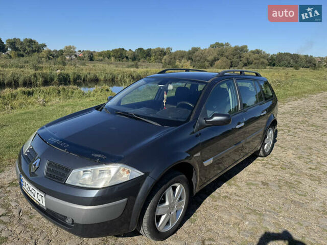 Рено Меган 2005 у Старой Синяве на Automoto.ua Сірий Рено Меган, об'ємом двигуна 1.6 л та пробігом 230 тис. км за 4550 $, фото 1 на Automoto.ua