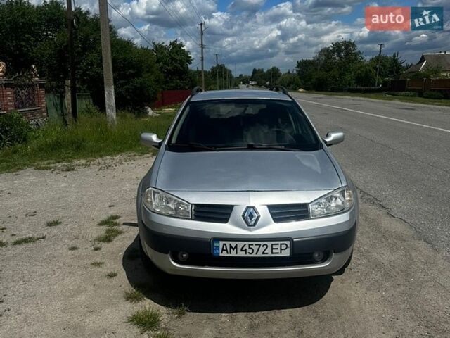 Сірий Рено Меган, об'ємом двигуна 1.4 л та пробігом 194 тис. км за 5200 $, фото 1 на Automoto.ua