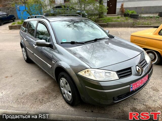 Серый Рено Меган, объемом двигателя 1.6 л и пробегом 200 тыс. км за 5650 $, фото 1 на Automoto.ua
