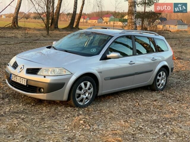 Серый Рено Меган, объемом двигателя 1.6 л и пробегом 263 тыс. км за 4950 $, фото 1 на Automoto.ua