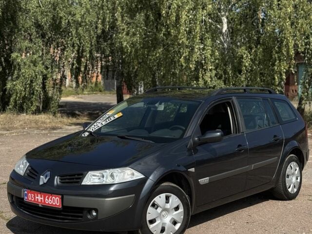 Серый Рено Меган, объемом двигателя 1.6 л и пробегом 200 тыс. км за 5100 $, фото 1 на Automoto.ua